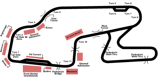 Watkins Glen International Speedway Nascar Seating Chart
