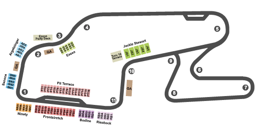 Watkins Glen International Speedway Nascar Seating Chart